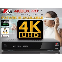 OPTICUM ENIGMA 2 4K BOX HD51 AX TECHNOLOGY LINUX DVB-S2 FULL HD UHD HEVC