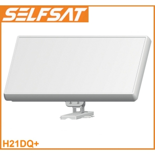 ANTENA PŁASKA SELFSAT - H21DQ+ QUATTRO LNB