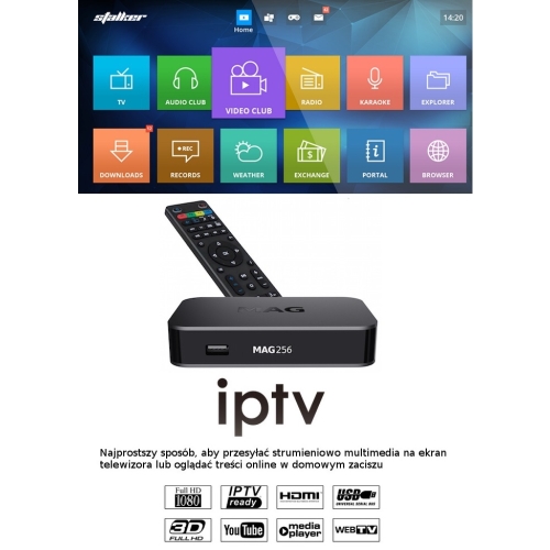 MAGBOX 256 MAG256 IPTV & TOP-BOX TV