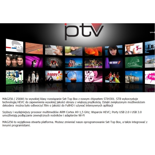 MAGBOX 256 MAG256 IPTV & TOP-BOX TV