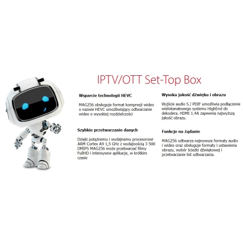 MAGBOX 256 MAG256 IPTV & TOP-BOX TV