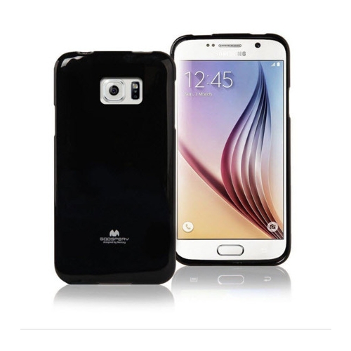 Etui Goospery Jelly Mercury do Samsung Galaxy S6 Edge Plus gumowe - czarne