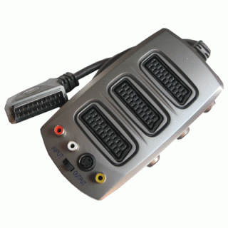 Rozdzielacz EURO-SCART 3GN. SCART + 3RCA + SVHS HQ - ZLA0428