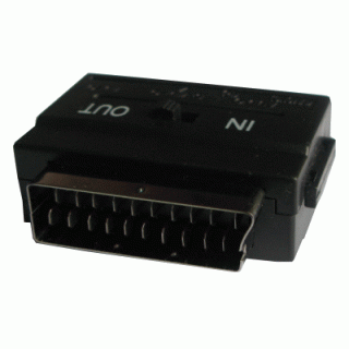 Przejście SCART - 3GN. RCA + SVHS z przełącznikiem