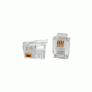 Wtyk RJ 11 zaciskany