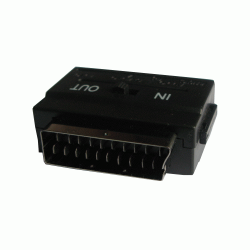 Przejście SCART - 3GN. RCA + SVHS z przełącznikiem