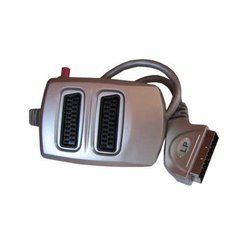 Przył. SCART x 2 gn. SCART z wyłącznikiem
