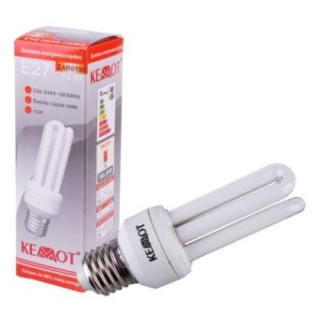 Żarówka energooszczędna 3U E27 15W, 2700K(ZAR0190)