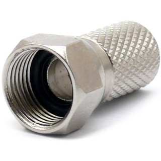 Złącze F 6,8 mm nakręcane z gumową uszczelką WTY0451