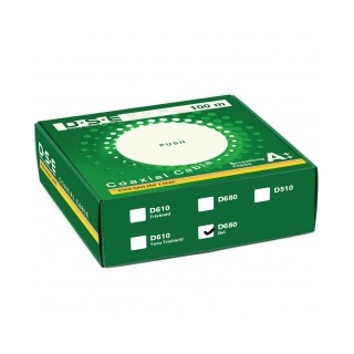 Kabel RG6 CU DSE D680pe zewnętrzny 1mb