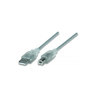 Kabel USB 2.0 na USB A-B 1,8m. Manhattan