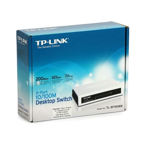 TP-LINK TL-SF1008D 8xport