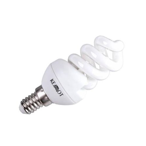 Żarówka energooszczędna Spirala E14 9W, 2700K(ZAR0094)