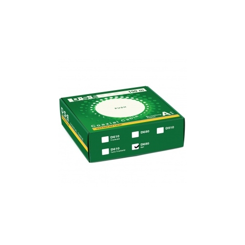 Kabel RG6 CU DSE D680pe zewnętrzny 1mb