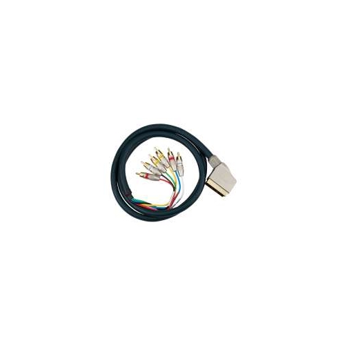 Kabel euro-chinch Thomson KHC022 Scart - 6RCA Gold