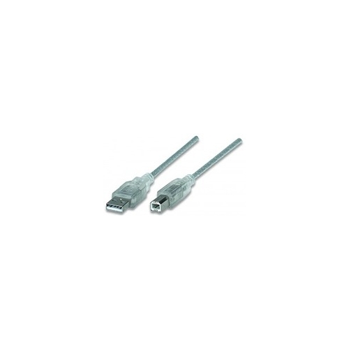 Kabel USB 2.0 na USB A-B 1,8m. Manhattan
