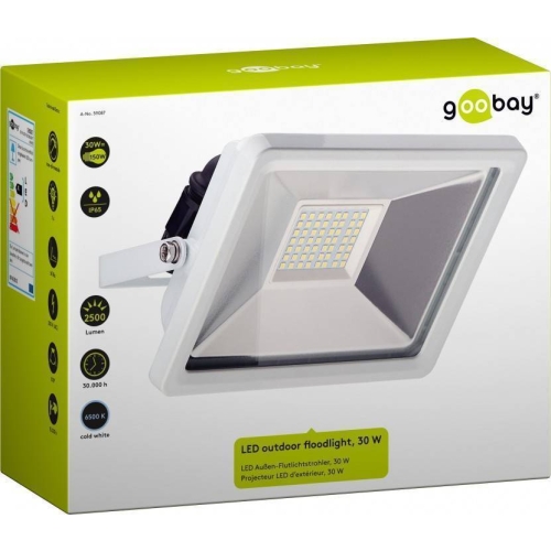 NAŚWIETLACZ LED GOOBAY 30W IP65 A+