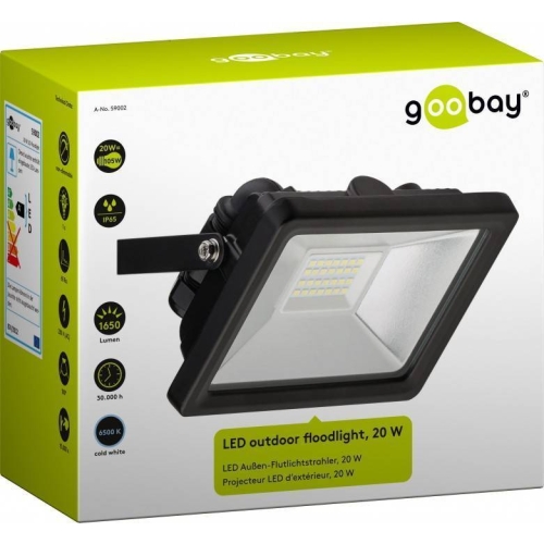 NAŚWIETLACZ LED GOOBAY 20W IP65 A+