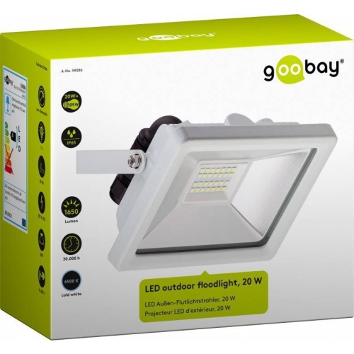 NAŚWIETLACZ LED GOOBAY 20W IP65 A+