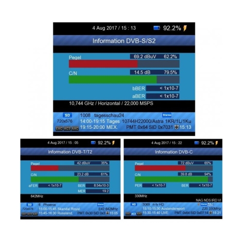 Miernik combo Satlink HW7380 S2/T2/C UHD