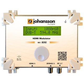MODULATOR CYFROWY JOHANSSON HDMI-DVB-T, DVB-C 8202