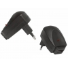 Zasilacz uniwersalny, ładowarka RoHS USB, 5V 1A, czarny