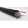 Kabel koncentryczny zewnętrzny RG11 Dual Shield czarny