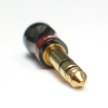 Adapter Vitalco Jack 3.5mm na Jack 6.3mm złocony stereo