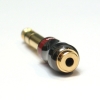 Adapter Vitalco Jack 3.5mm na Jack 6.3mm złocony stereo