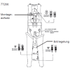 Zaciskarka kompresyjna F, IEC, BNC, RCA fixPOINT