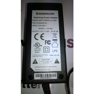 SagemCom Polsat Oryginalny Switching Power Adapter MSP-Z3800IC12.0-48W