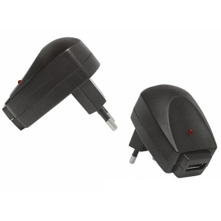 Zasilacz uniwersalny, ładowarka RoHS USB, 5V 1A, czarny