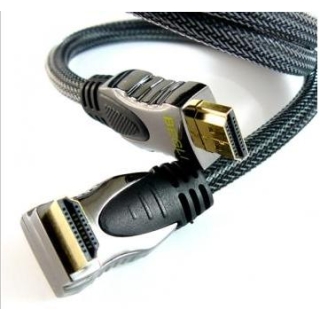 Kabel HDMI kątowy / płaski ver. 1.4! 1080p Full HD  1m.