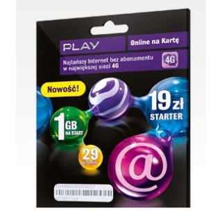 Starter Play Online 19 pln 1GB