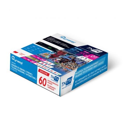 Dekoder Skymaster TNT-5 TNTV DVB-T + IPTV