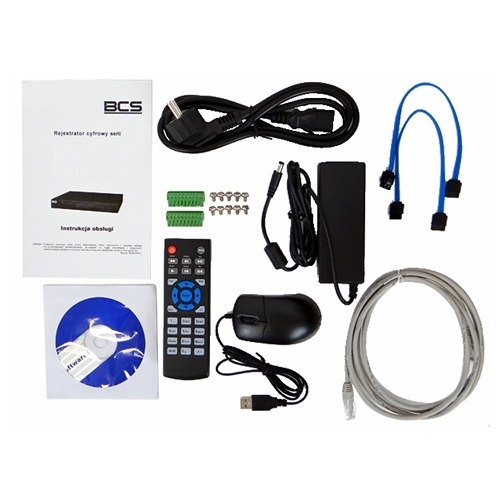 REJESTRATOR CYFROWY IP HYBRYDOWY BCS-DVS0801QE-II 8 KANAŁÓW + HDMI