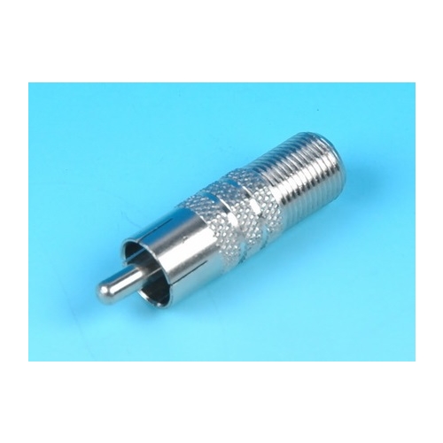 Adapter gniazdo F -> wtyk RCA
