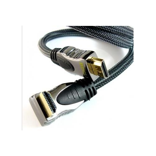 Kabel HDMI kątowy / płaski ver. 1.4! 1080p Full HD  1m.
