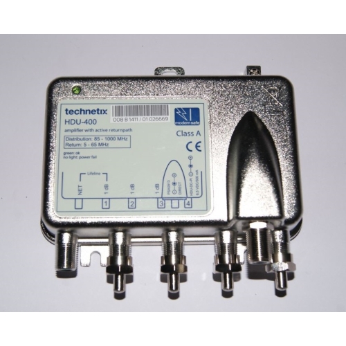 Wzmacniacz z rozdzielaczem Technetix HDU-400