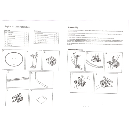 Antena satelitarna SKY 70cm zone 2 Grafit (72x56) + konwerter Quad