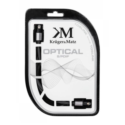 Kabel optyczny Kruger&Matz Toslink-Toslink 2m (KM0321)