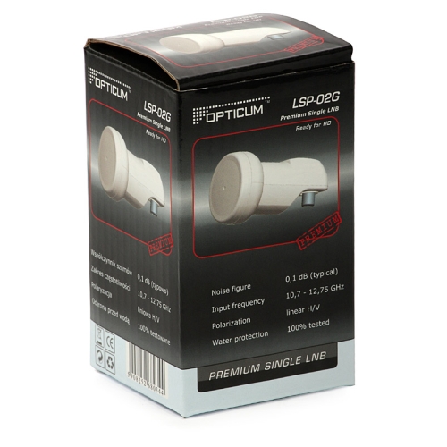 Konwerter satelitarny SINGLE Opticum/Orton LSP-02G Premium 0.1dB