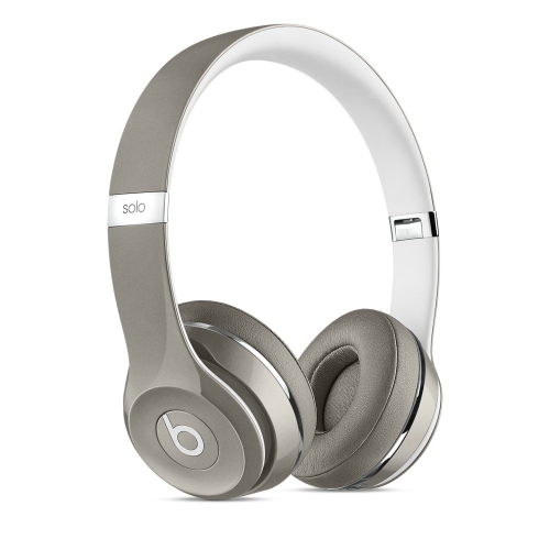 Słuchawki Apple Dr. Dre Solo2 On-Ear Luxe Edition Silver (MLA42ZM/A)