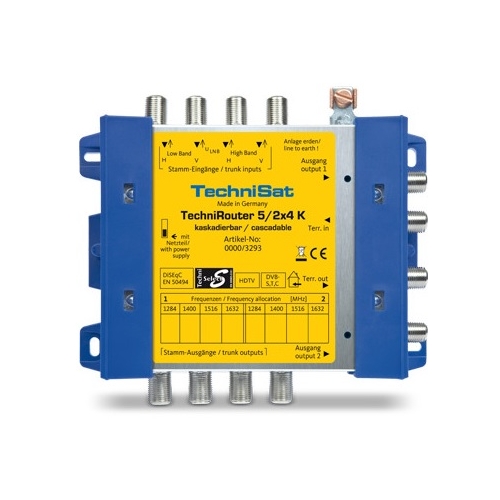 Multiswitch 5/2x4 K TechniRouter (0000/3293) SCR / UniCable