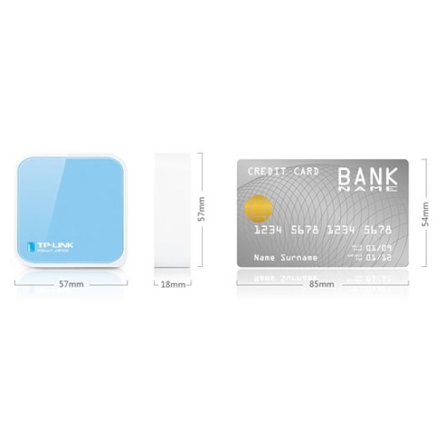 Nano router TP-LINK TL-WR702N - z zasilaczem