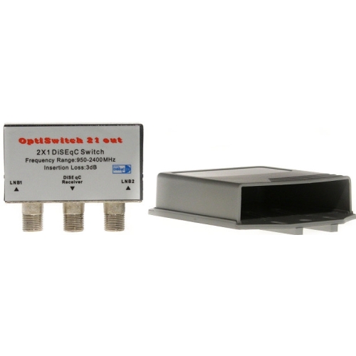 Przełącznik DiSEqC OptiSwitch 21 out (zewnętrzny)