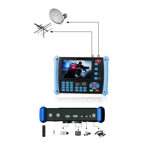 Miernik Combo TV Spacteronik SF-7000 S2+T2