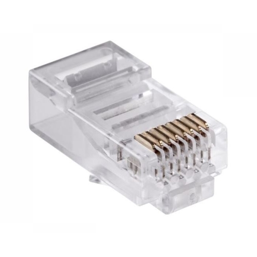 Wtyk telefoniczny 8P 8C (drut) CAT 6e (TEL0052)