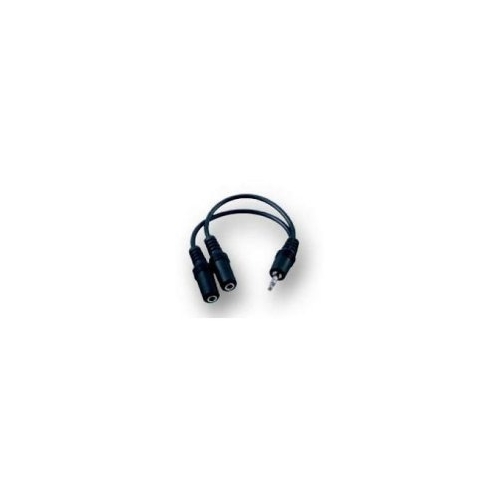 Y-Adapter Gniazdko Stereo Viianco 2x 3,5 mm 0,2m
