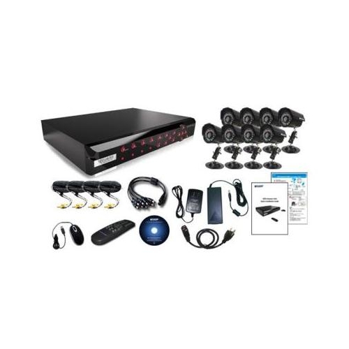 Zestaw do monitoringu KGUARD 8 kamer